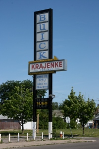 Krajenke Buick and Yugo, closed since 1992.